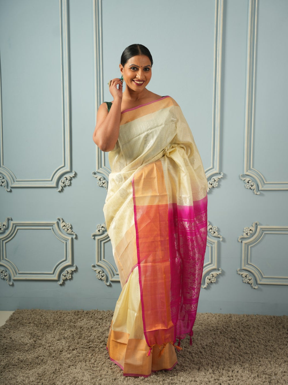 Brindavan - Uppada Silk Saree