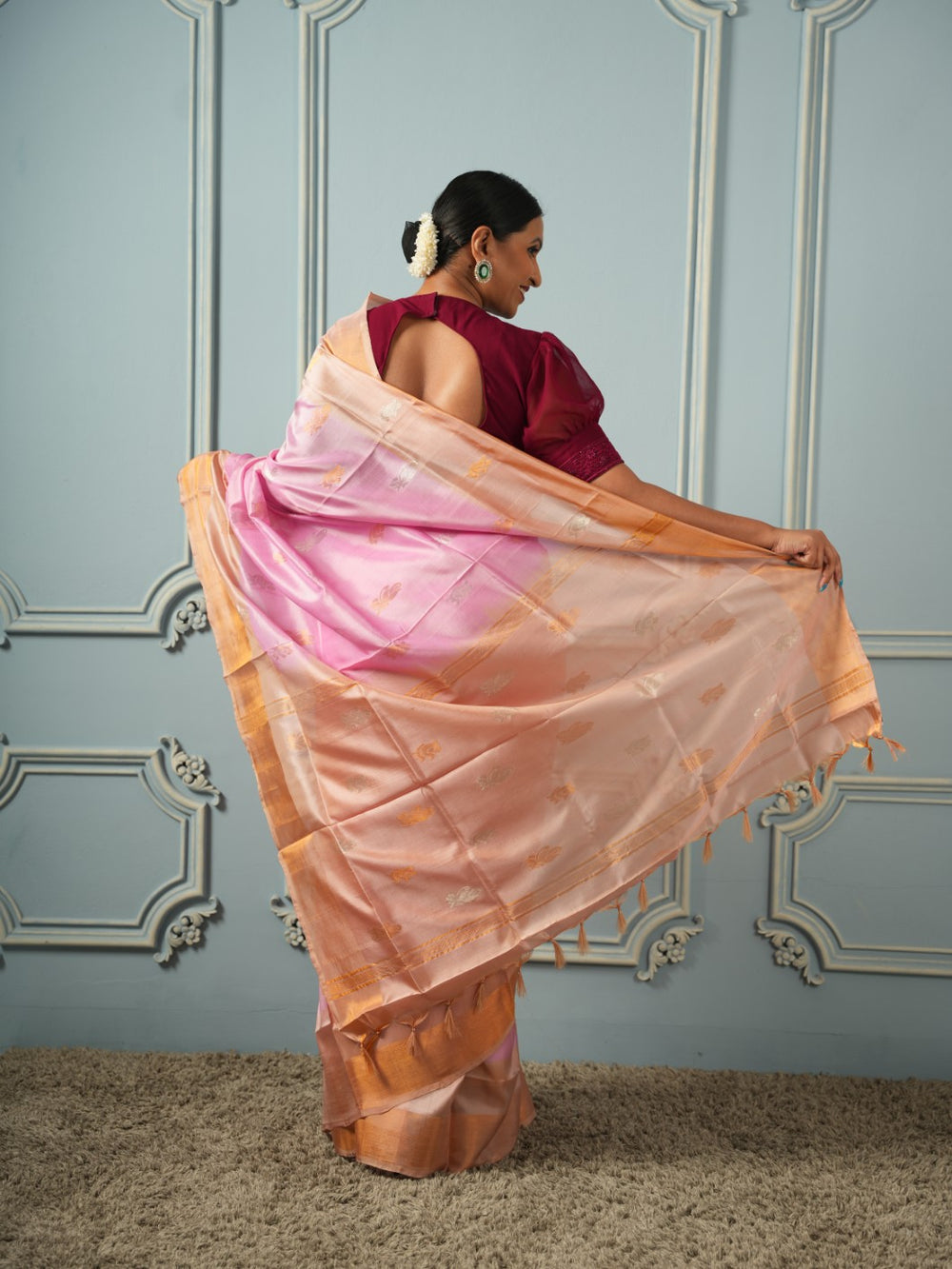 Roja - Handwoven Uppada Silk Saree