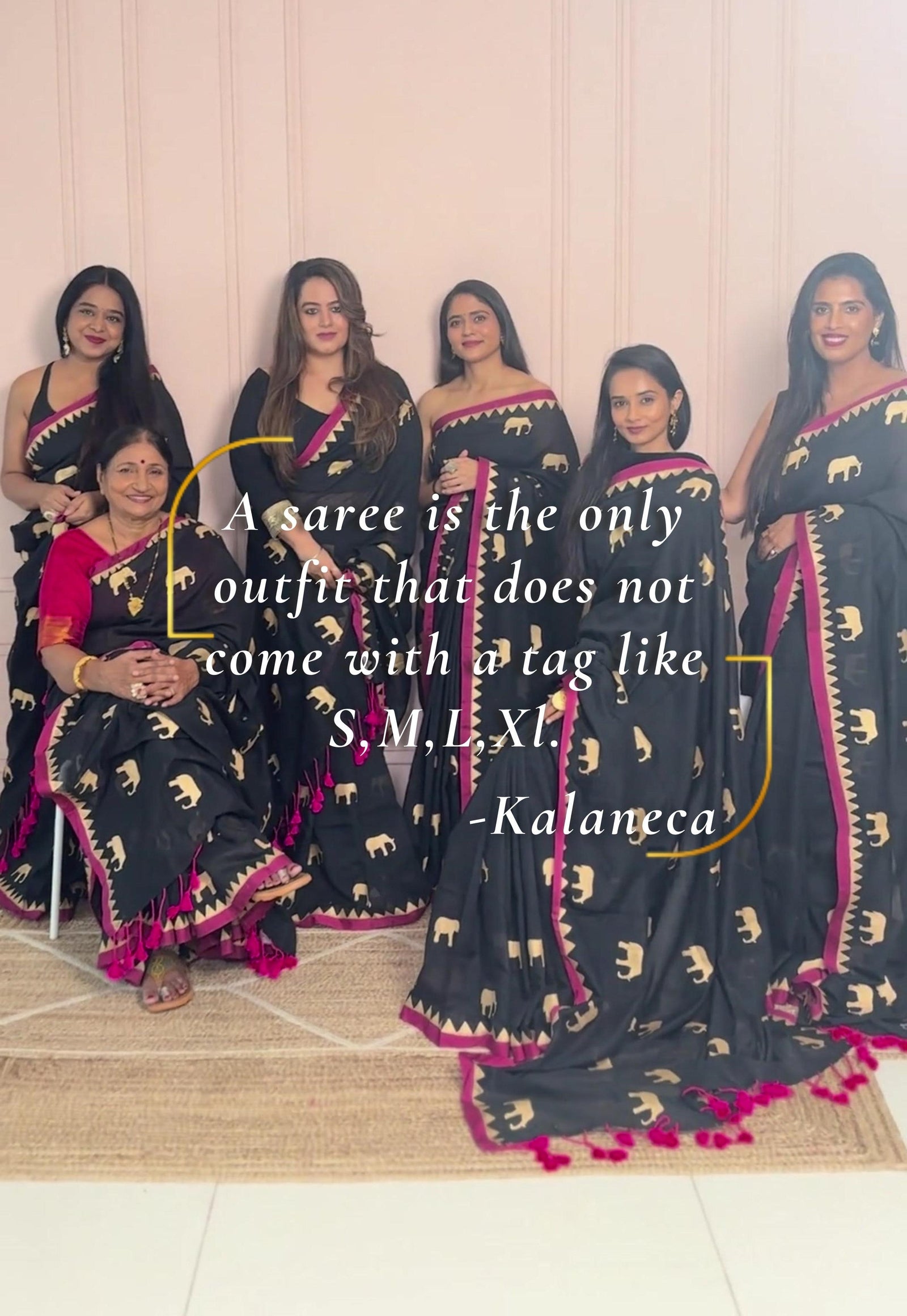 SAREE STATEMENT BY KALANECA - Six Yards of Freedom