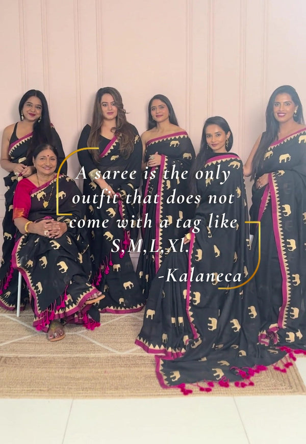 SAREE STATEMENT BY KALANECA - Six Yards of Freedom
