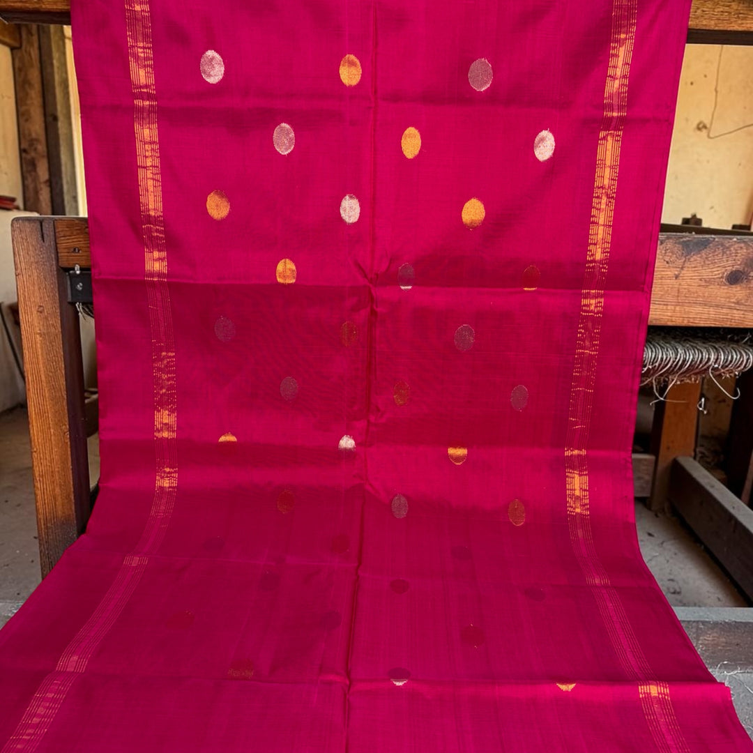 RANI PINK - Uppada Silk Saree
