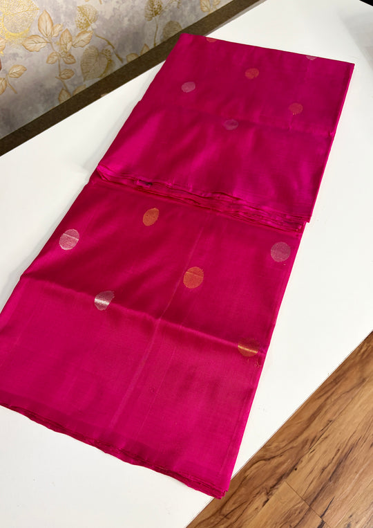RANI PINK - Uppada Silk Saree