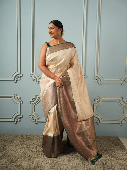 The Grand Green - Silk Saree