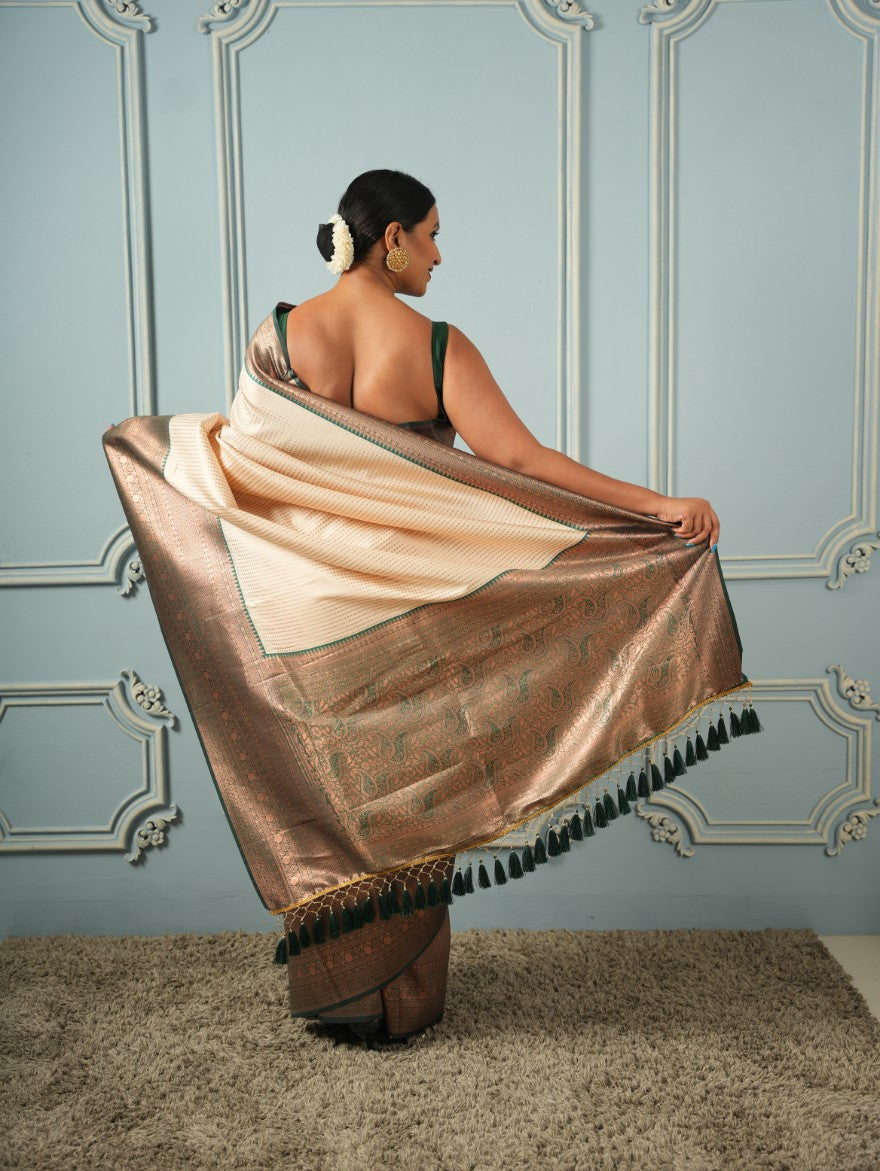 The Grand Green - Silk Saree