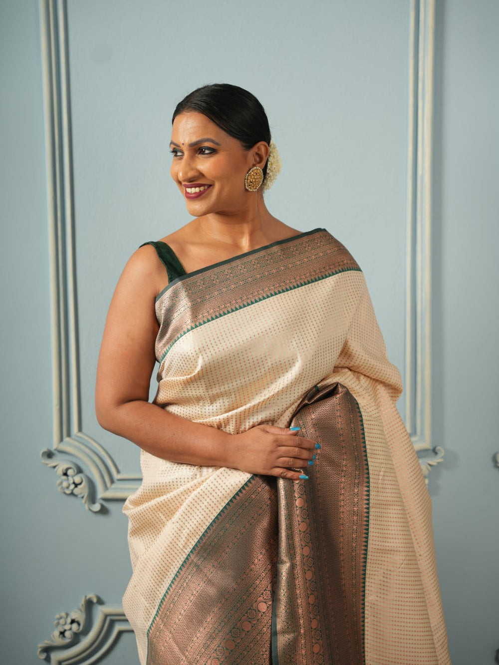 The Grand Green - Silk Saree