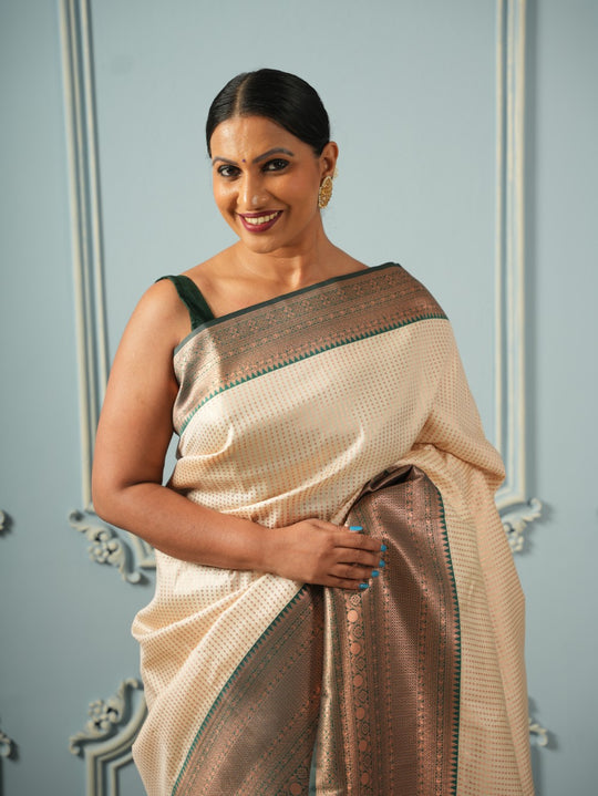 The Grand Green - Silk Saree