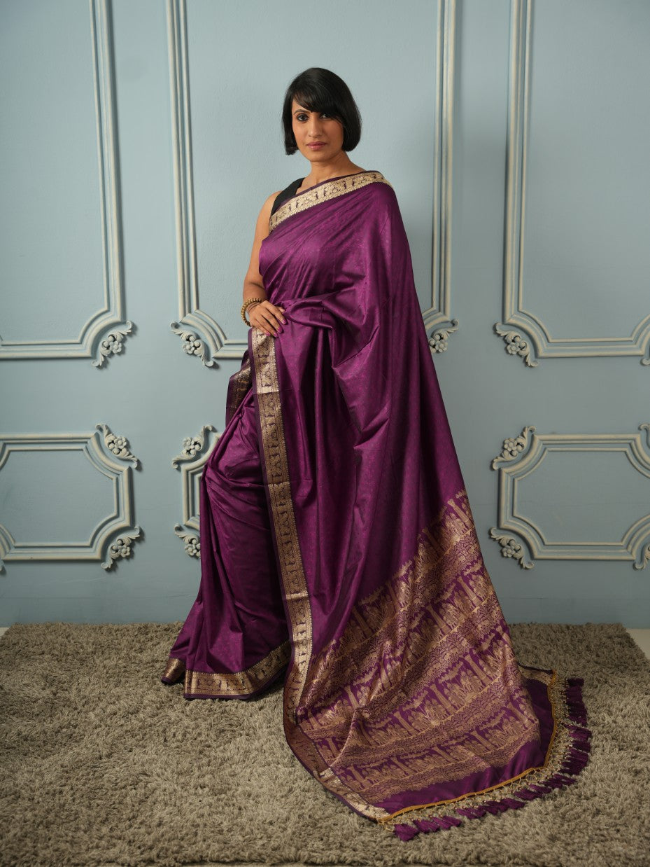 The Majestic Beauty - Silk Saree