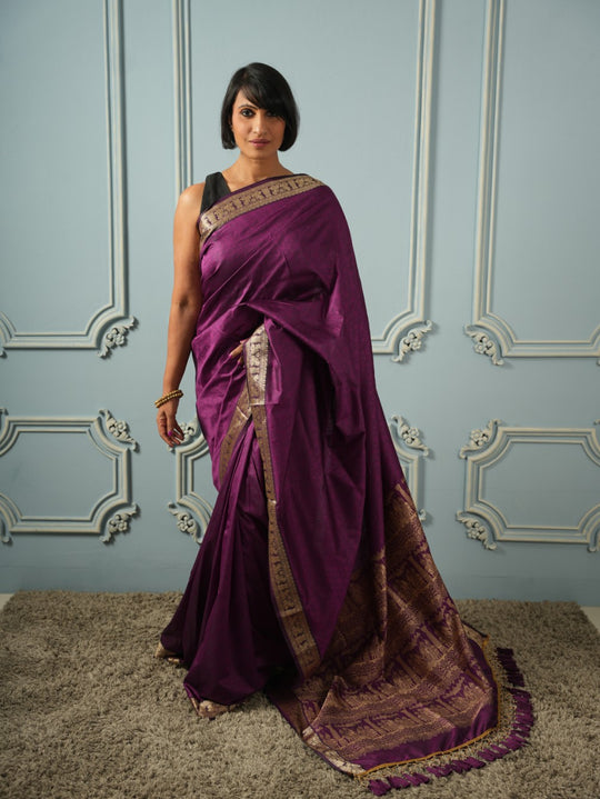 The Majestic Beauty - Silk Saree