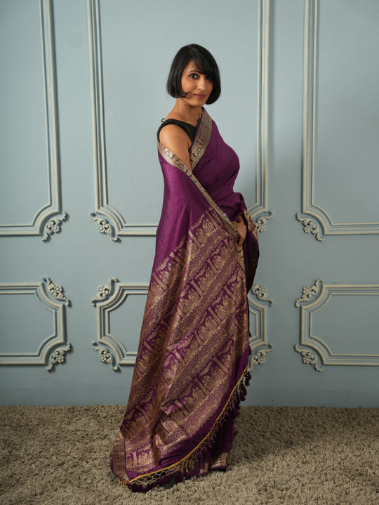 The Majestic Beauty - Silk Saree