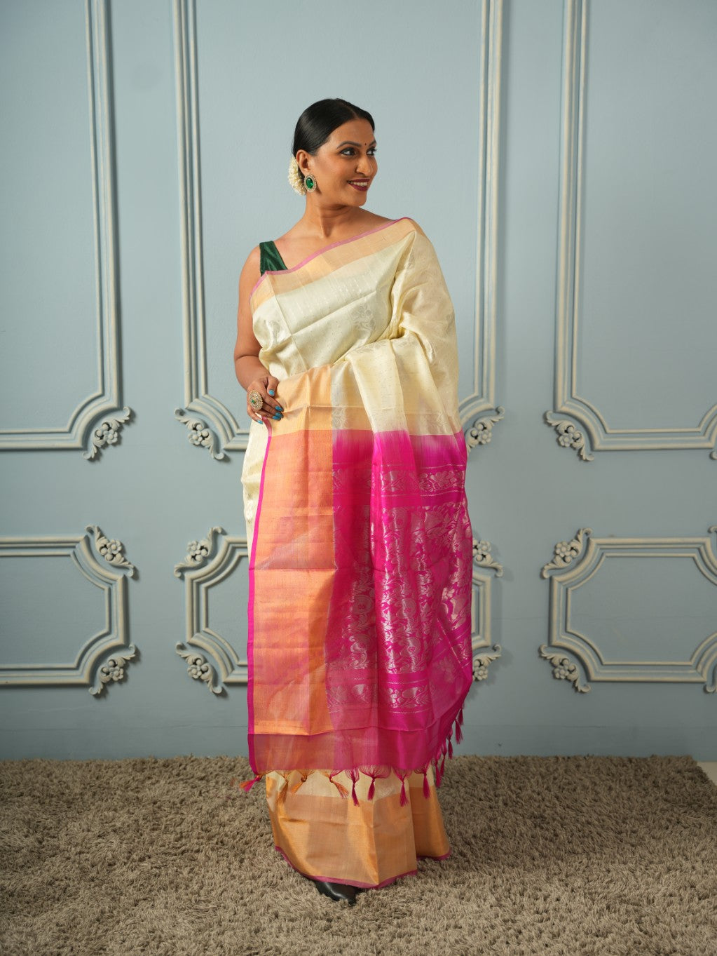 Brindavan - Uppada Silk Saree