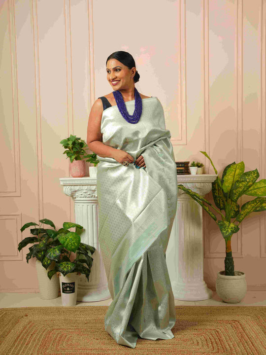 The Pastel Hues - Silk Saree