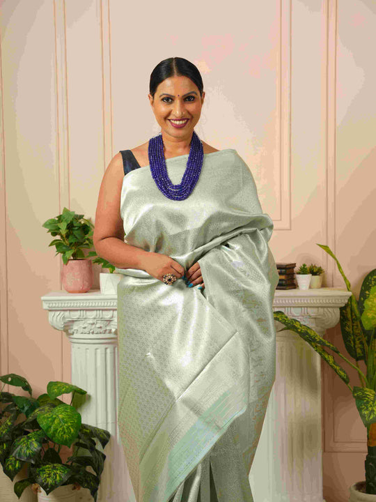 The Pastel Hues - Silk Saree