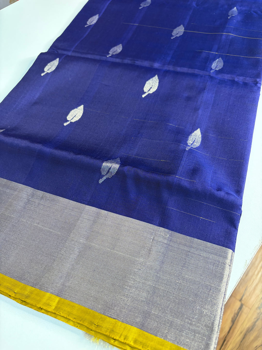Nila - Blue and Golden Yellow Uppada Silk Saree