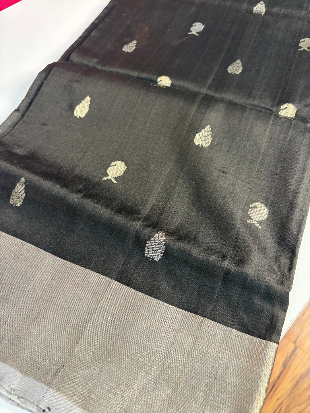 Nyra- Black and Silver Uppada Silk Saree