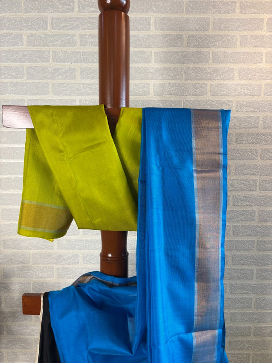 Sky Is Not The Limit - Handwoven Uppada Multicolour Silk Saree