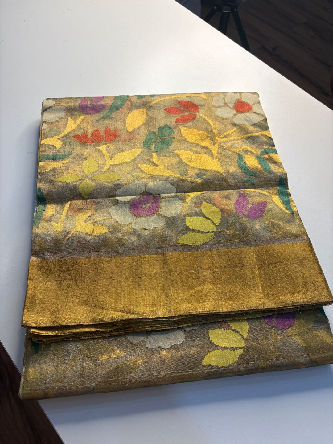 Swarnakamalam - Handmade Grand Tissue Uppada Jamdani Saree