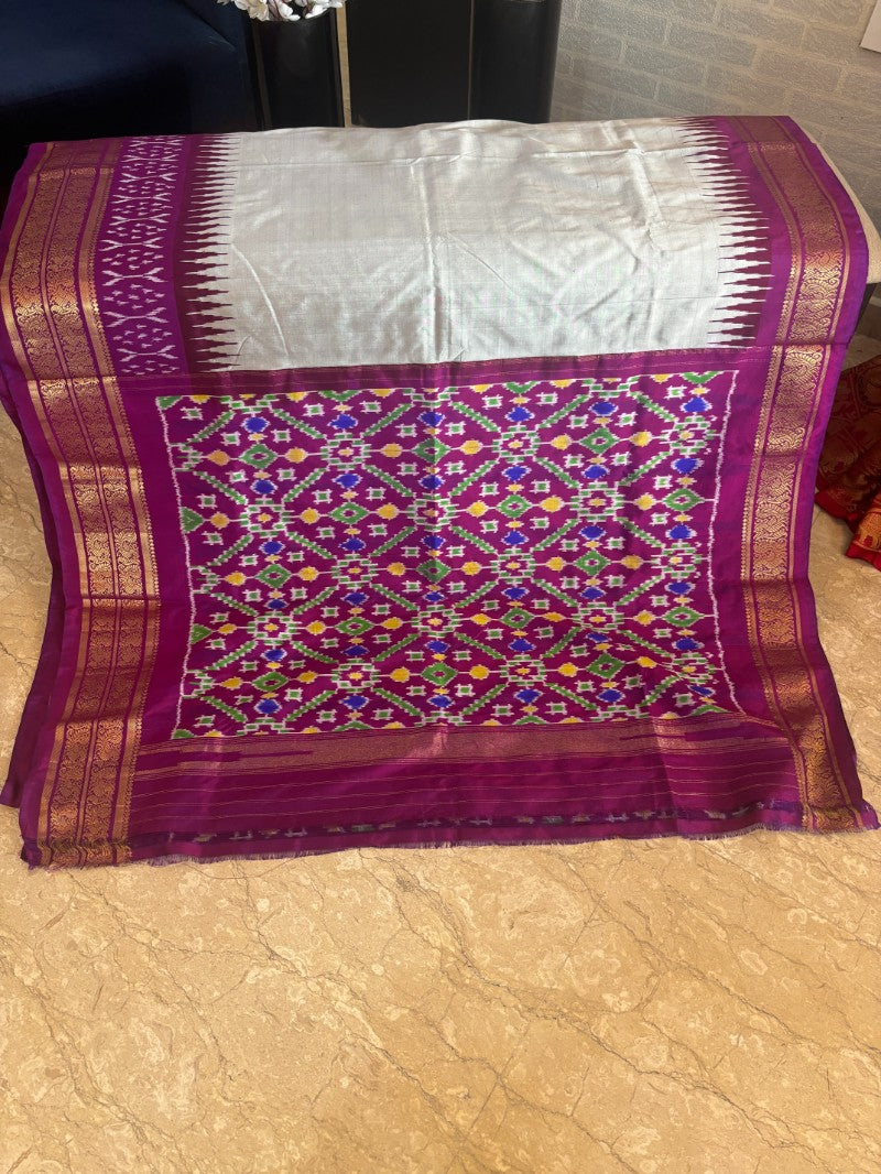 Majestic Muse - Pochampally Ikkat Silk Saree
