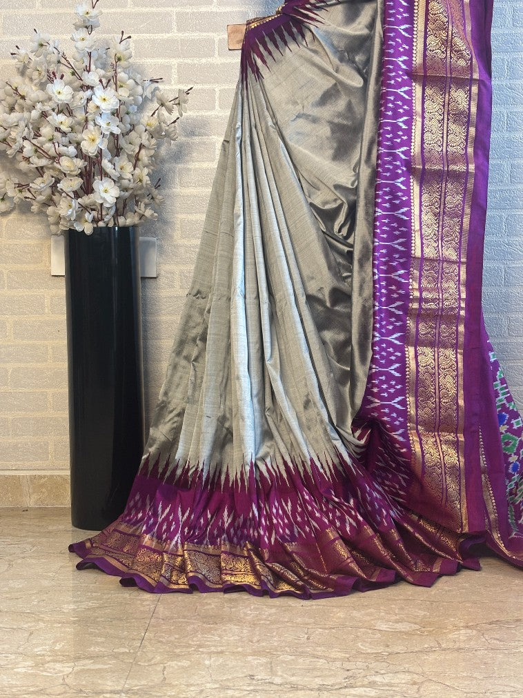 Majestic Muse - Pochampally Ikkat Silk Saree