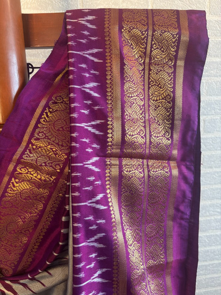 Majestic Muse - Pochampally Ikkat Silk Saree