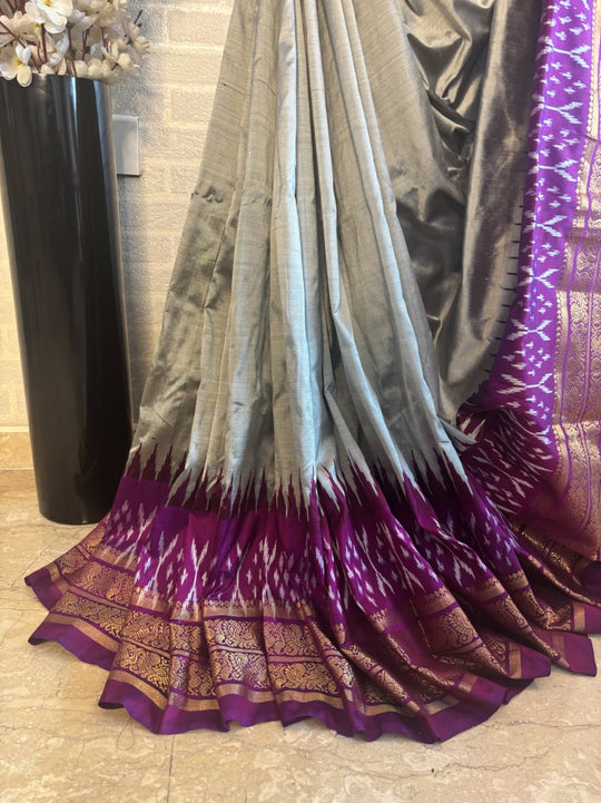 Majestic Muse - Pochampally Ikkat Silk Saree
