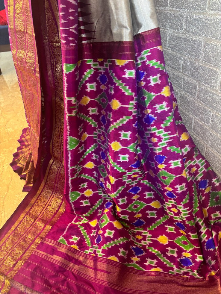 Majestic Muse - Pochampally Ikkat Silk Saree