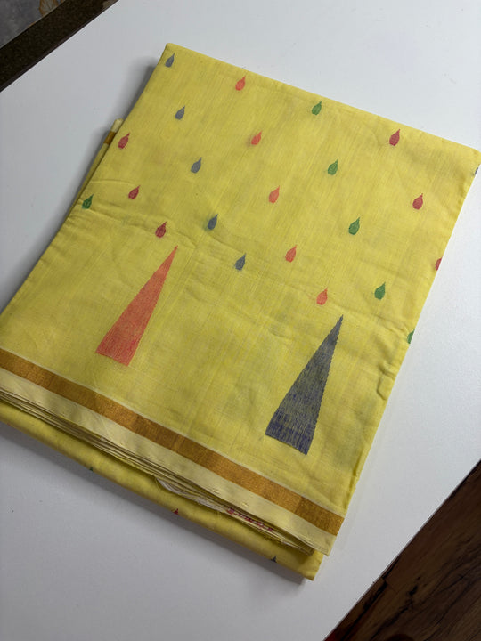 Back to Roots- Uppada Cotton Jamdani Handloom Saree