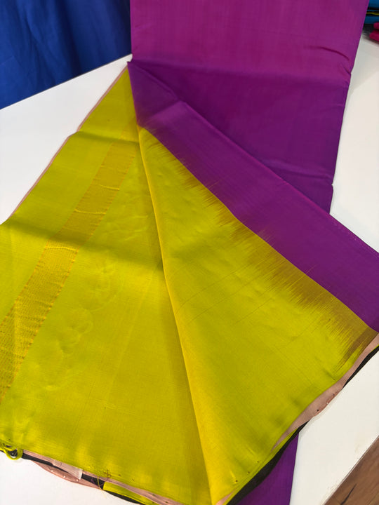 The Purple Multicolour- Handwoven Uppada Silk