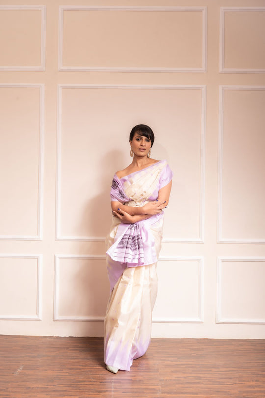 Lavender Muse- PREORDER Gorgeous Gadwal Silk Saree