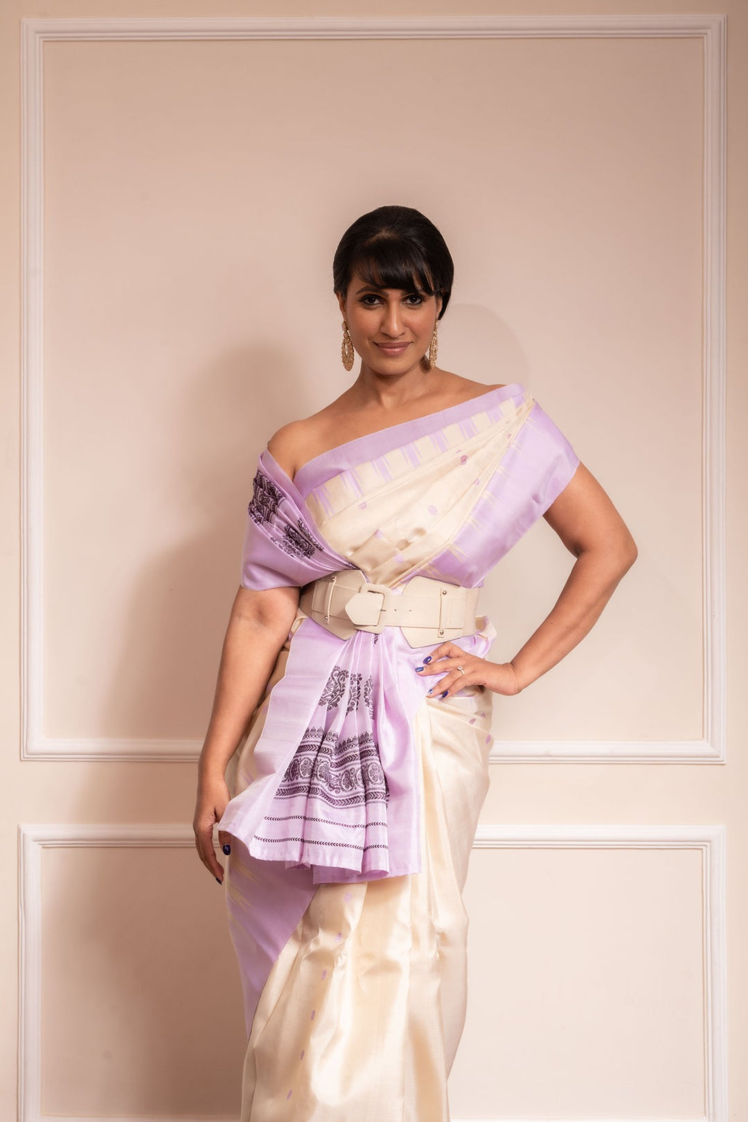 Lavender Muse- PREORDER Gorgeous Gadwal Silk Saree