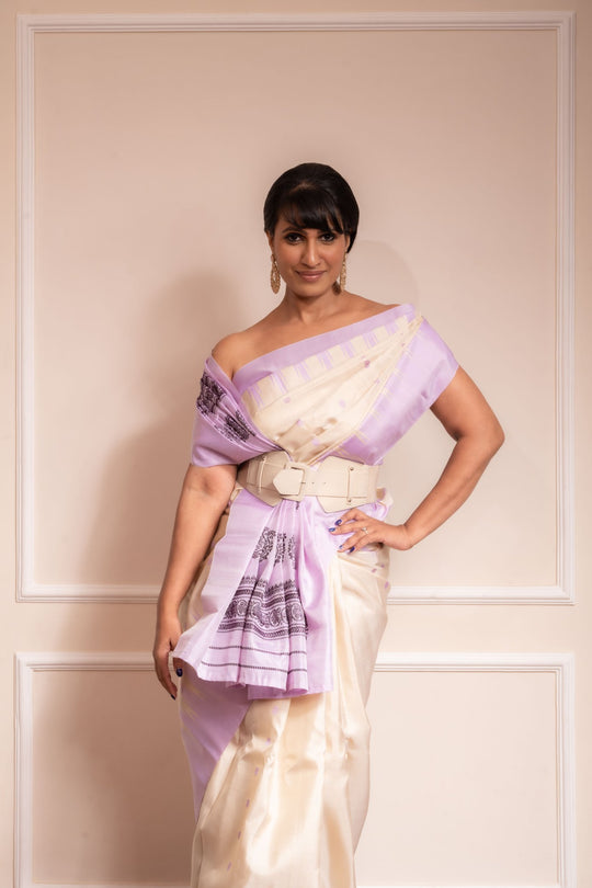 Lavender Muse- PREORDER Gorgeous Gadwal Silk Saree