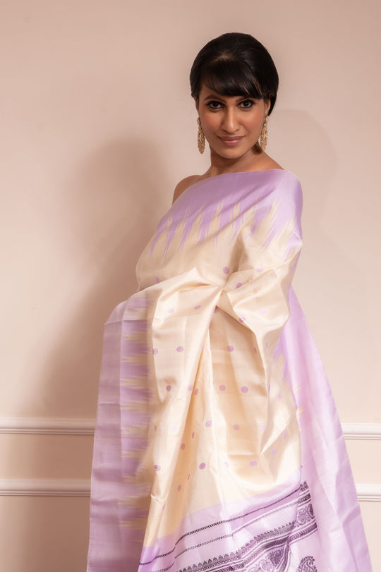 Lavender Muse- PREORDER Gorgeous Gadwal Silk Saree