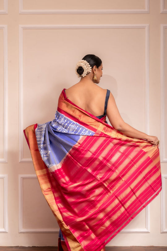 Mithila - Handwoven Pochampally Silk Saree