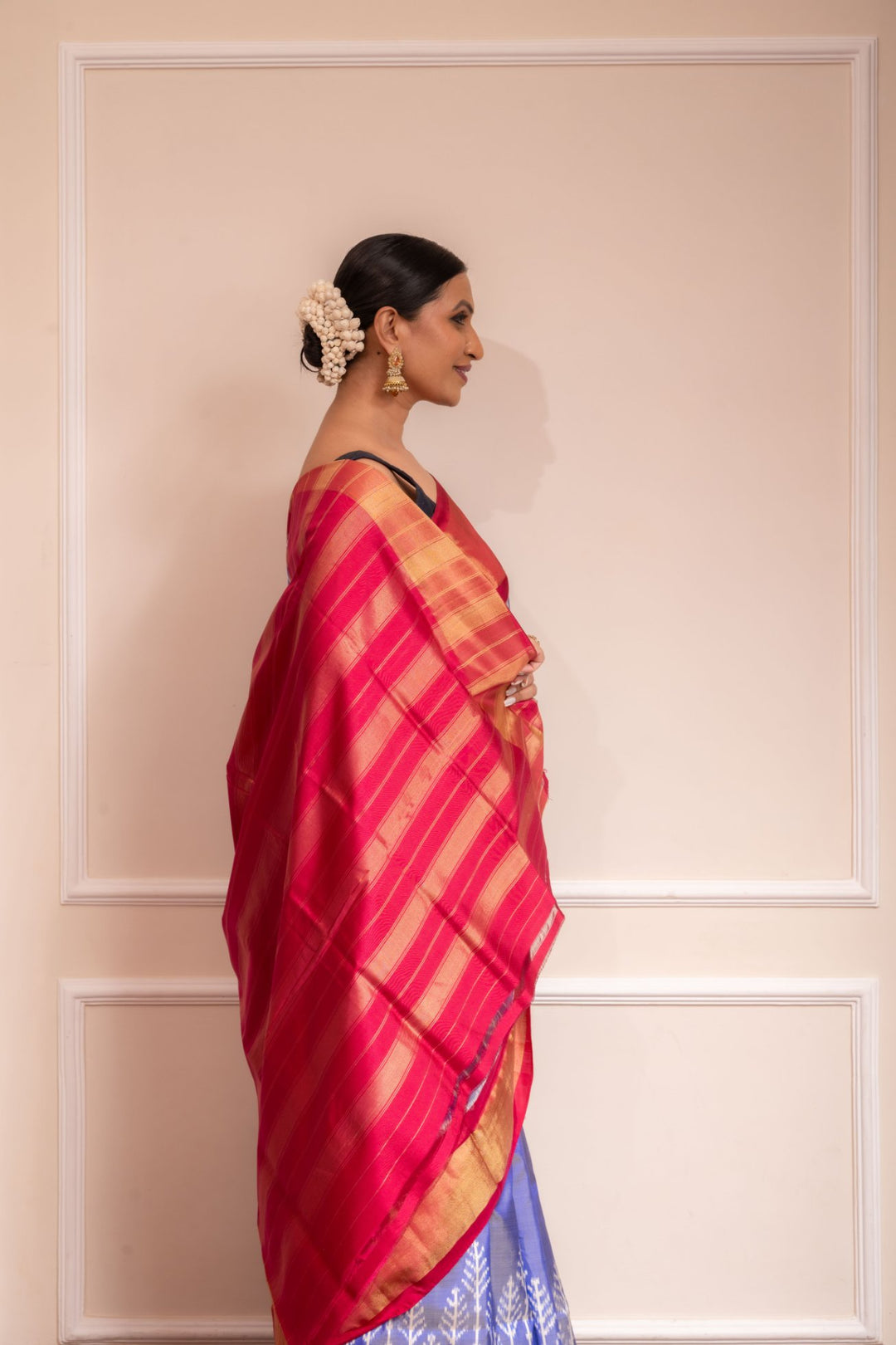Mithila - Handwoven Pochampally Silk Saree