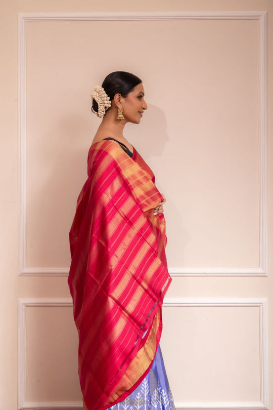 Mithila - Handwoven Pochampally Silk Saree