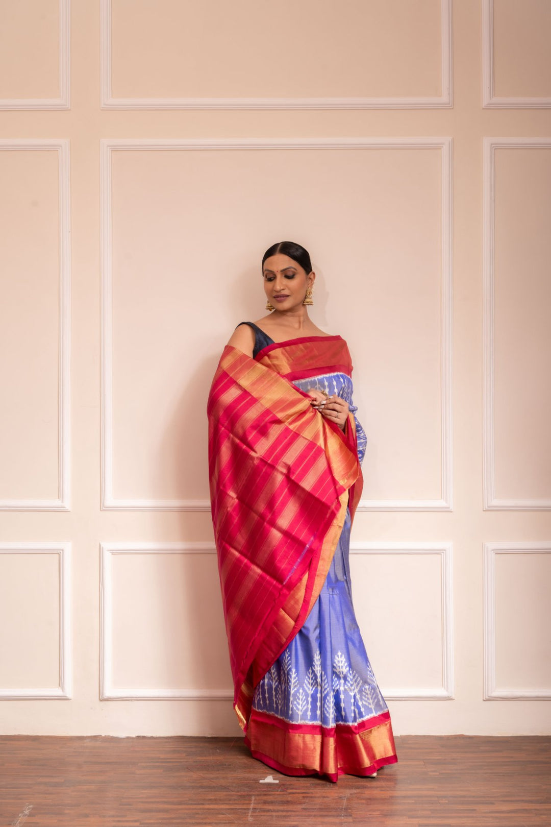 Mithila - Handwoven Pochampally Silk Saree