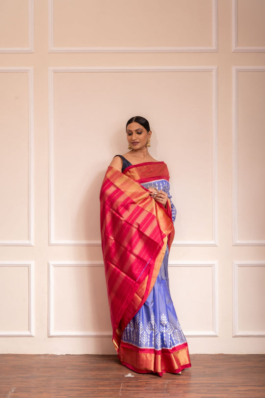 Mithila - Handwoven Pochampally Silk Saree