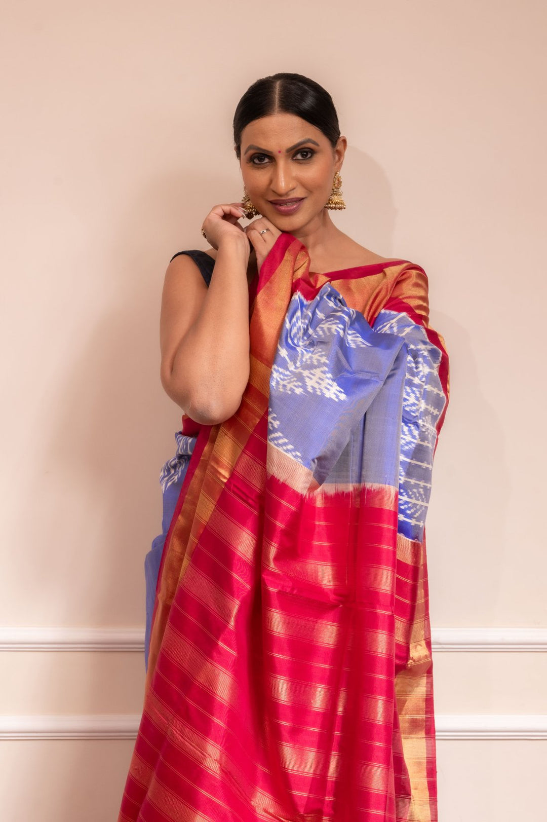 Mithila - Handwoven Pochampally Silk Saree