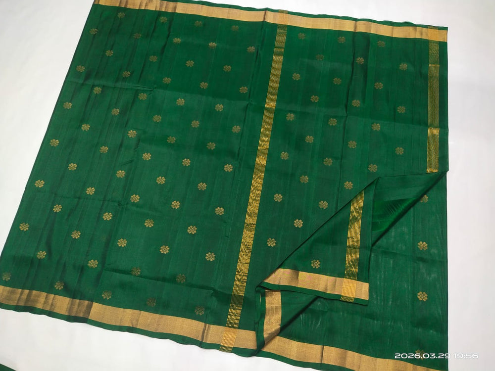 Green Glow- Handwoven Uppada Saree