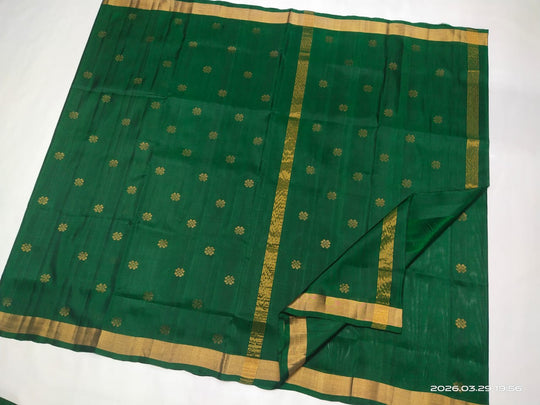 Green Glow- Handwoven Uppada Saree