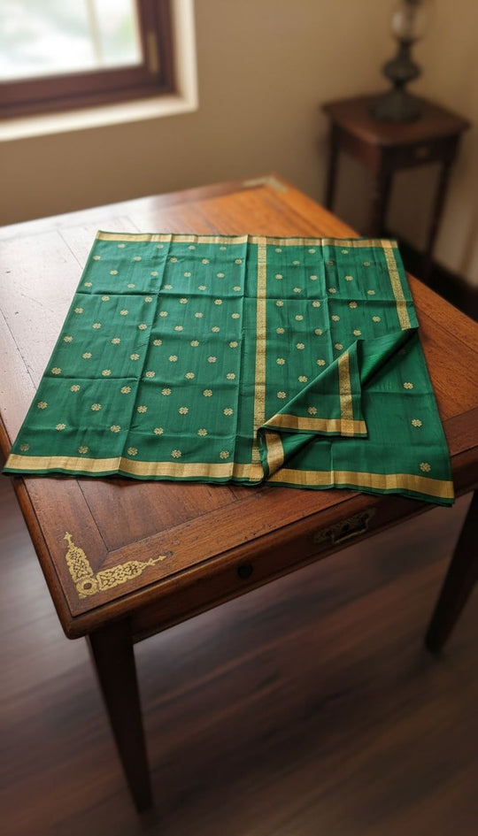 Green Glow- Handwoven Uppada Saree