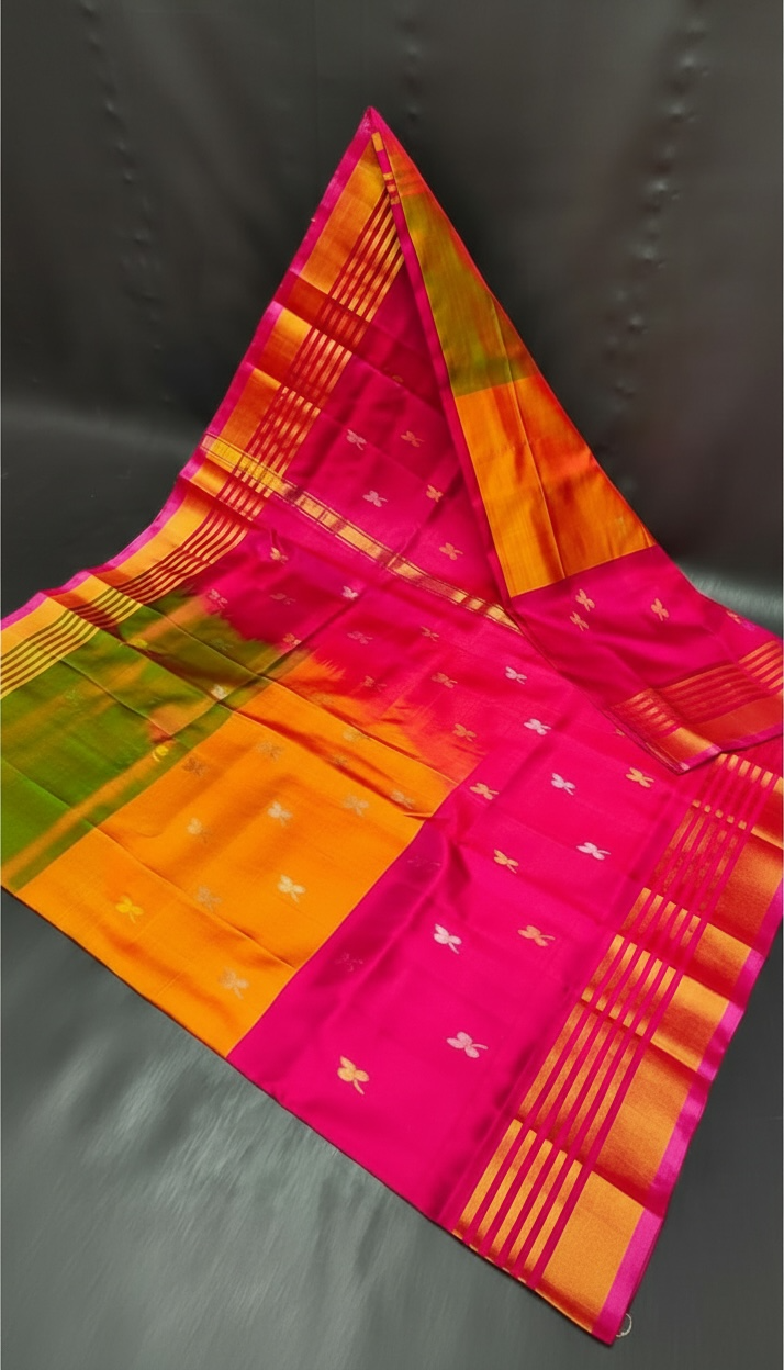 Pallavi- Handwoven Uppada Silk Saree