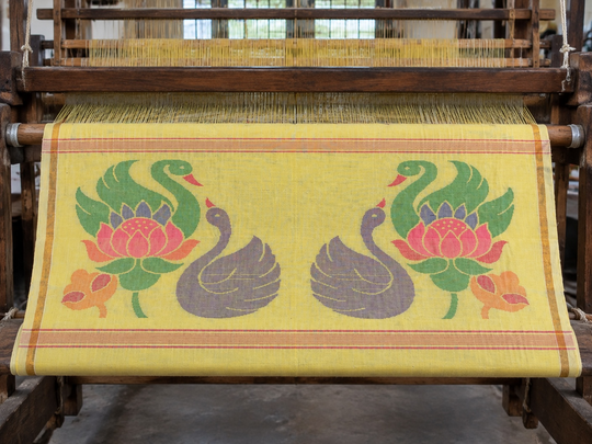 Back to Roots- Uppada Cotton Jamdani Handloom Saree