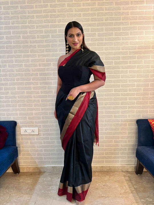 Majestic Goddess - PRE ORDER Handwoven Uppada Silk Saree