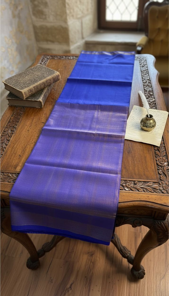 Blue Lagoon- Handwoven Uppada Silk Saree