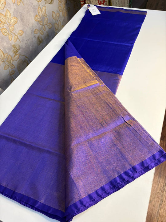 Blue Lagoon- Handwoven Uppada Silk Saree