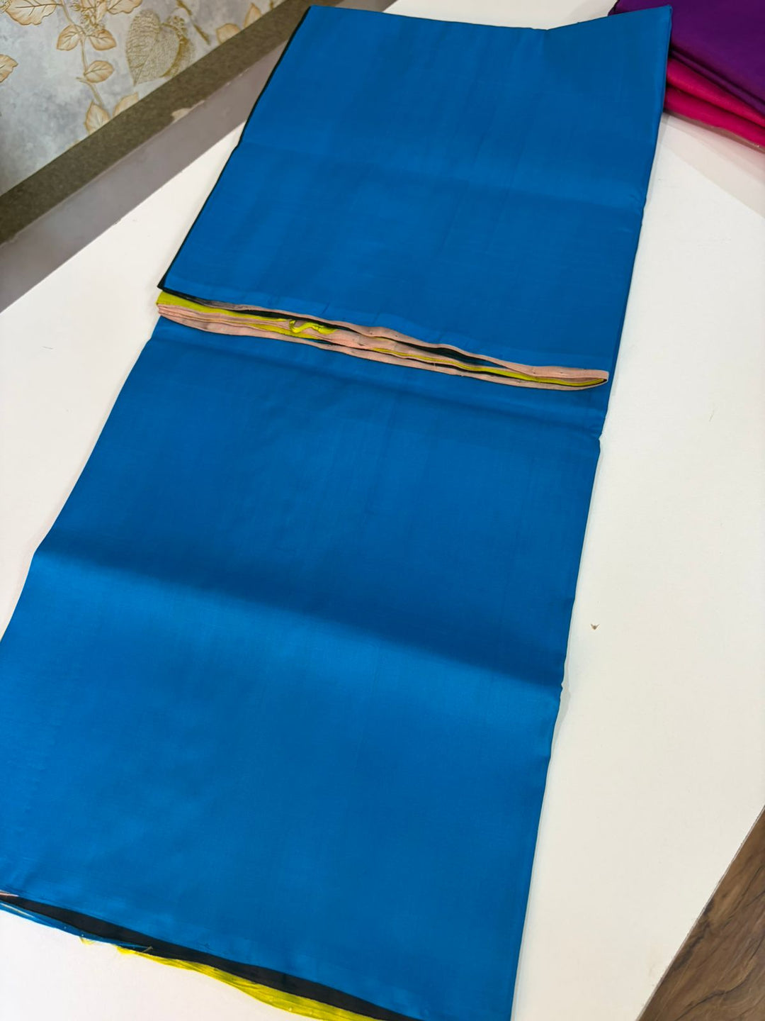 The Beach Blue - Multicolour Handwoven Uppada Silk
