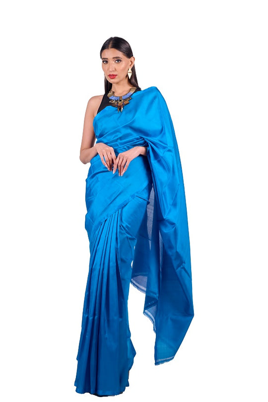 Cerulean - Handwoven Uppada Silk Saree