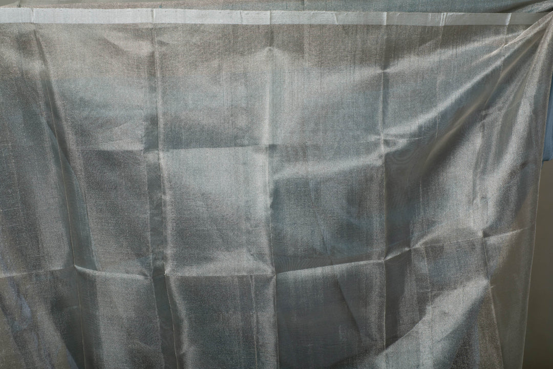 Ridhi - Handwoven Grey Silk Saree