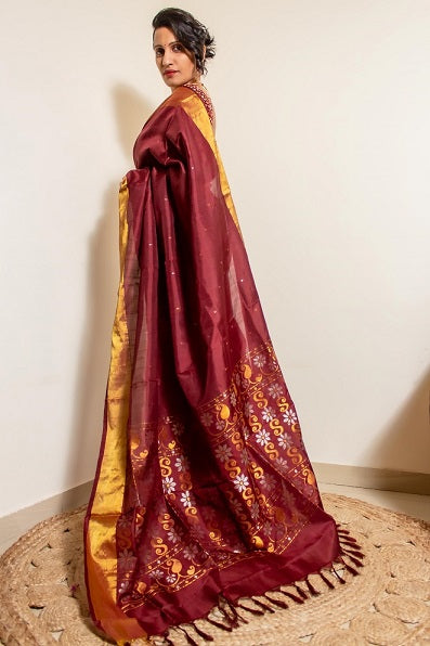 Devasena - Designer Uppada Jamdani Silk Saree